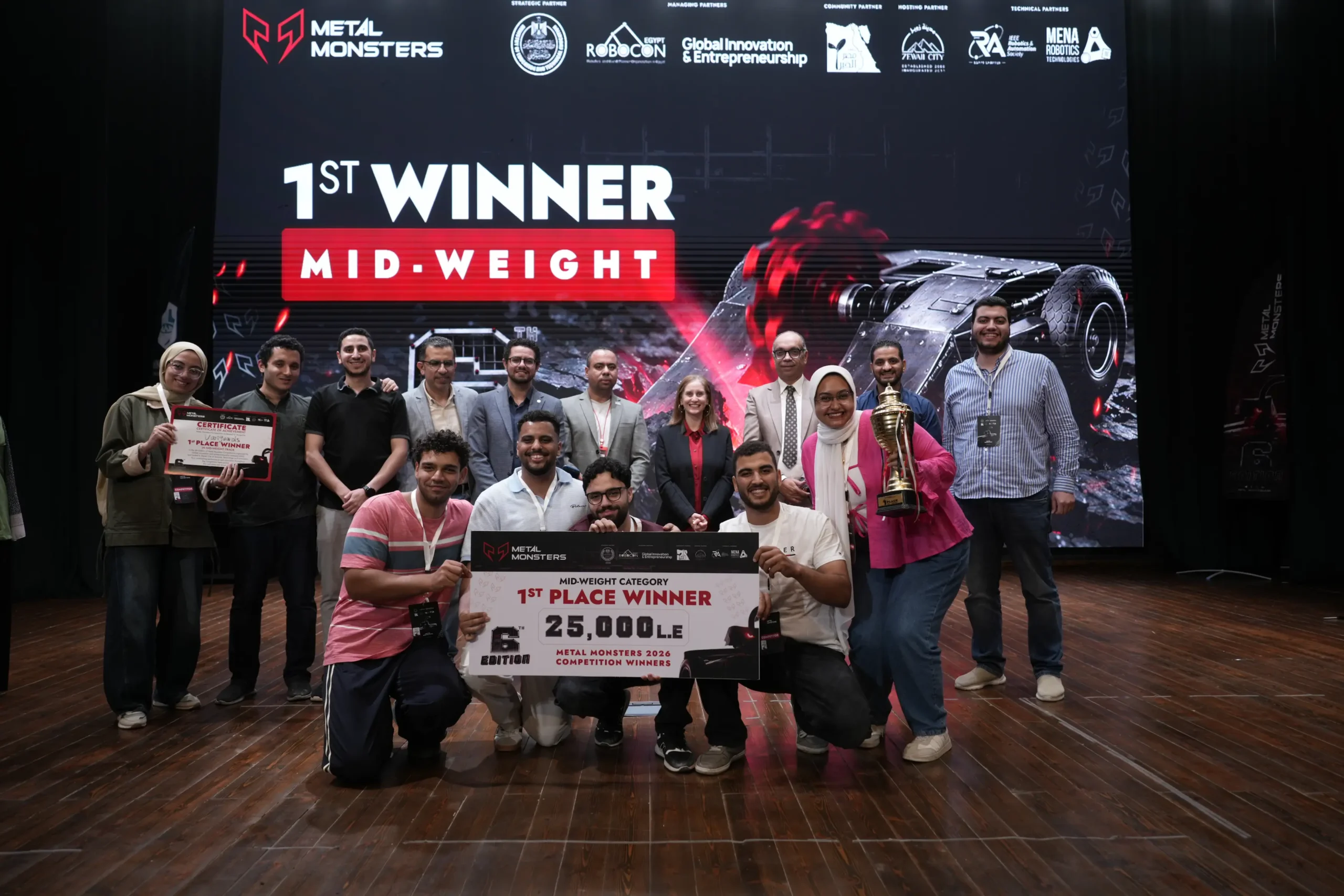 Mid-weight – 1st place – Vanguard