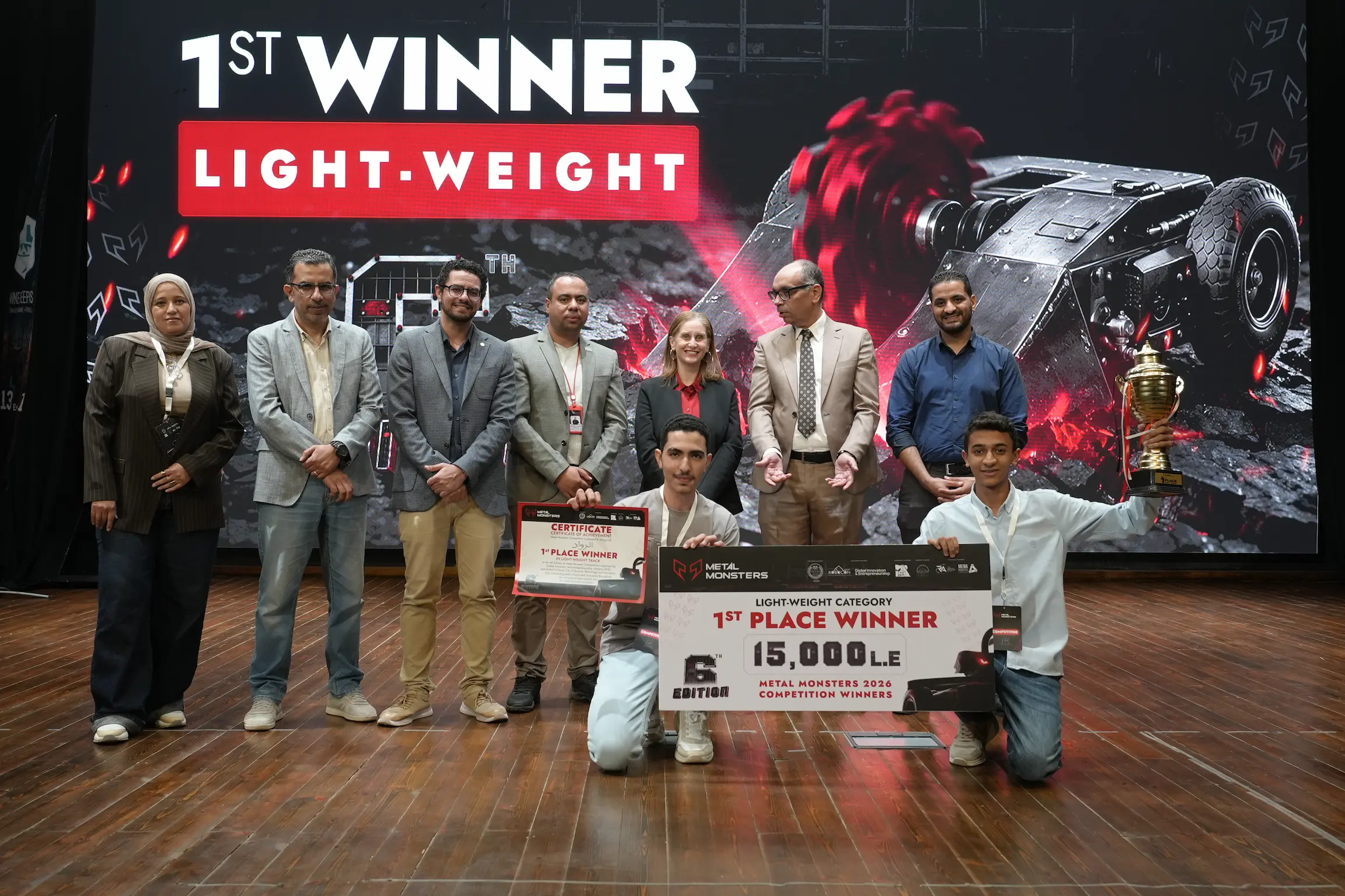 Light-weight – 1st place – رواد
